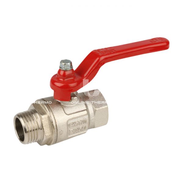 Кран шаровый Itap Vienna 1170012 1/2" НР-ВР, 117, стандартный проход, ручка-рычаг