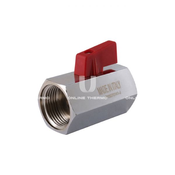 Кран шаровый Mini Itap 1250012 1/2" ВР-ВР, 125, неполнопроходной, ручка-флажок