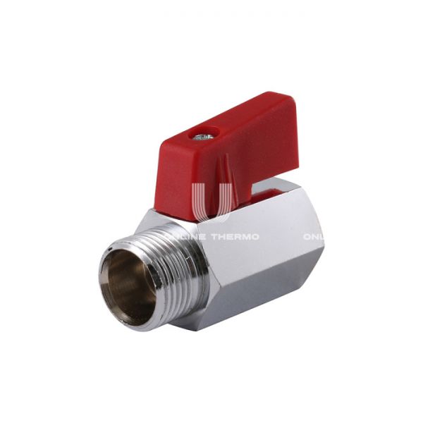 Кран шаровый Mini Itap 1260012 1/2" ВР-НР, 126, неполнопроходной, ручка-флажок