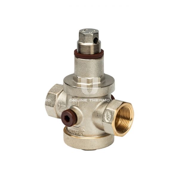 Редуктор давления Itap Europress 143 1/2", PN25, 1-6 бар, с присоединением к манометру, никелированный