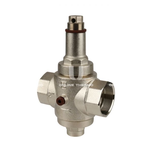 Редуктор давления Itap Europress 143 2", PN25, 1-6 бар, с присоединением к манометру, никелированный