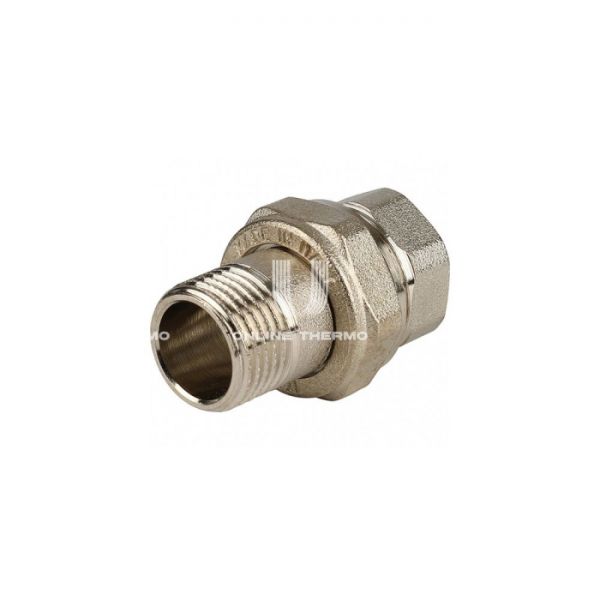 Прямое разъемное соединение "американка" Itap 1610114, ВР-НР 1 1/4", серия ART 161, с уплотнением o-ring, никелированное