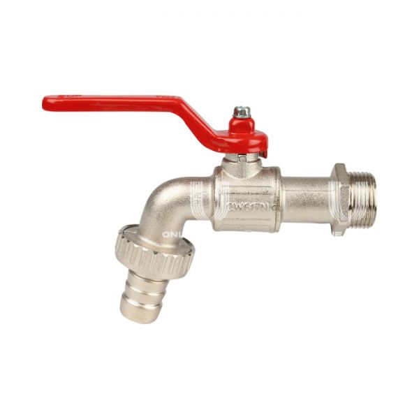 Кран шаровый водоразборный со штуцером Itap GAR 1660012 1/2", НР-штуцер, 166, ручка-рычаг