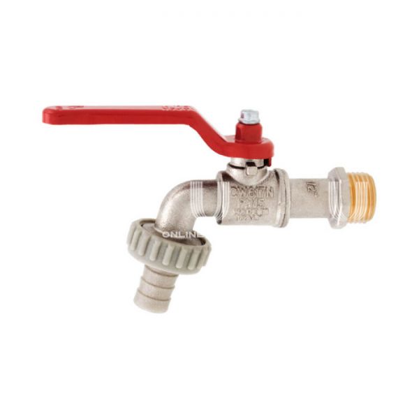 Кран шаровый водоразборный со штуцером Itap 1740034, 3/4" НР-штуцер, 174, ручка-рычаг