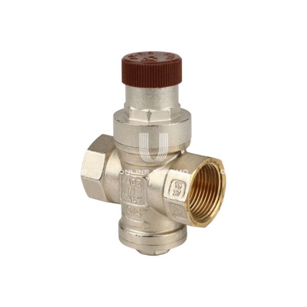 Редуктор давления Itap Minipress 360 3/4", PN15, 1-4 бар, без присоединения к манометру, никелированный