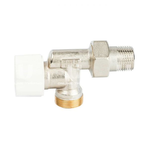 Термостатический клапан (терморегулятор) Luxor 13102100, 1/2" НР, осевой, хромированный, с преднастройкой