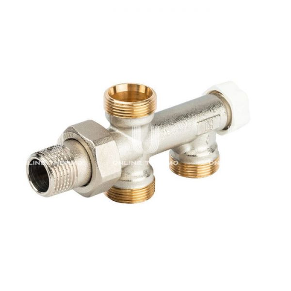 Узел нижнего подключения Luxor Рапира 13152721, 1/2"х3/4" ЕК НР, хромированный