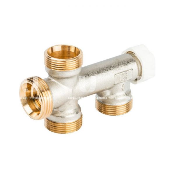 Узел нижнего подключения Luxor Рапира 13152721, 1/2"х3/4" ЕК НР, хромированный