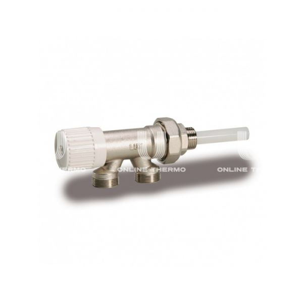 Узел нижнего подключения Luxor Рапира 68072100, 1/2xМ24х19 НР, хромированный