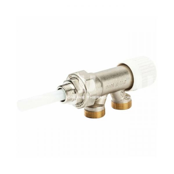 Узел нижнего подключения Luxor Рапира 68072101, 1/2xМ24х19 НР, хромированный