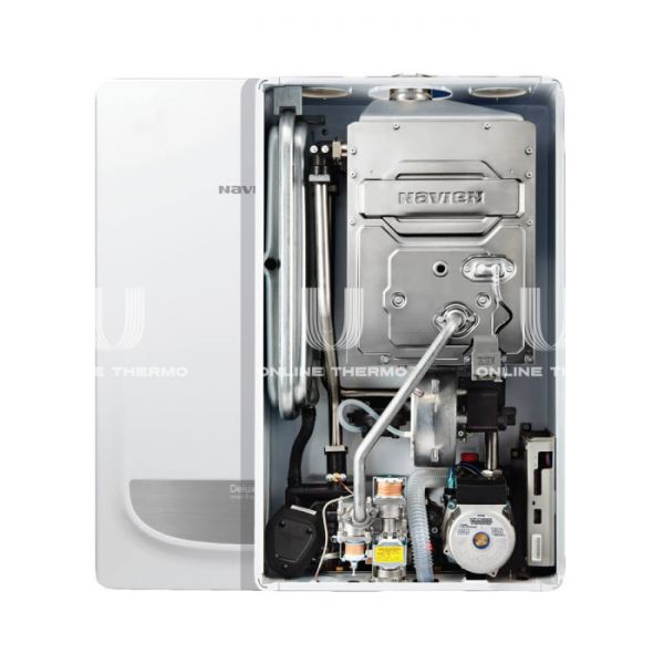 Настенный газовый котел Navien Deluxe S-35k, PNGB3500035L001, двухконтурный, закрытая камера, 35 кВт
