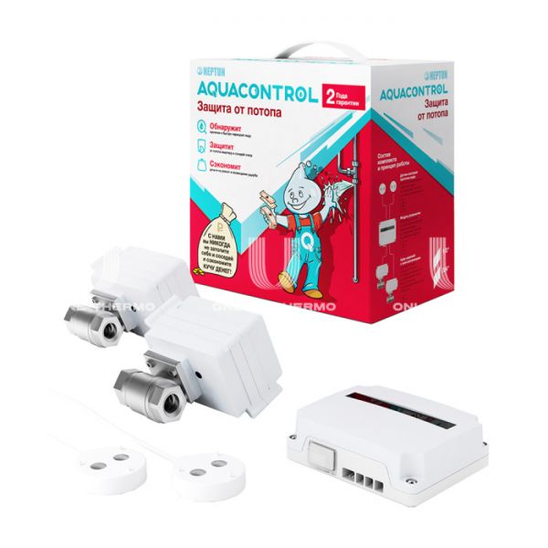 Кран шаровый с электроприводом Neptun Bugatti Pro 220В 43054037000005 1"1/2 ВР