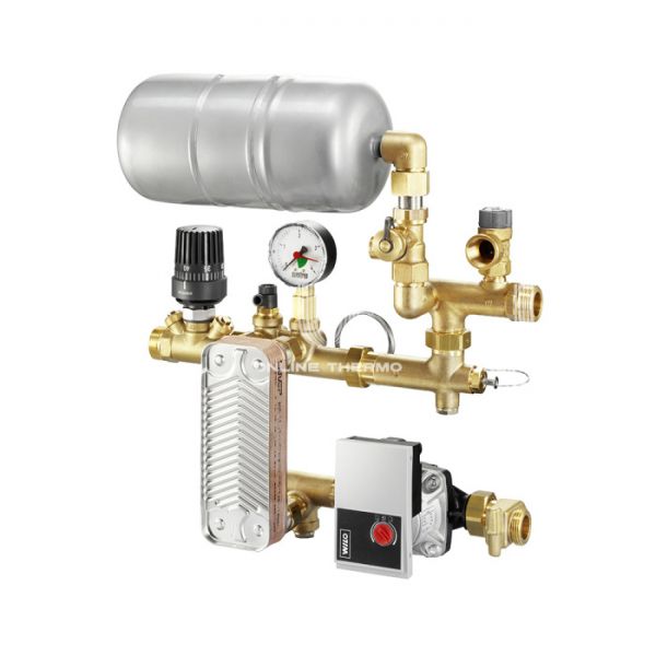 Насосно-смесительный узел Oventrop Regufloor HX1151065, DN 25 (1"), с насосом Wilo Yonos Para RS Ku 15/6