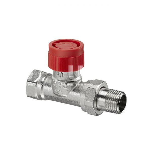 Термостатический клапан (терморегулятор) Oventrop 1180703, DN10, 3/8" ВР-НР, серия AF, прямой, с преднастройкой