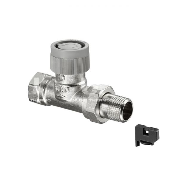 Термостатический клапан (терморегулятор) Oventrop 1183164, DN15, 1/2" ВР-НР, серия AQ, прямой, с преднастройкой