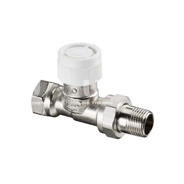 Термостатический клапан (терморегулятор) Oventrop 1183806, DN20, 3/4" ВР-НР, серия AV9, прямой, с преднастройкой