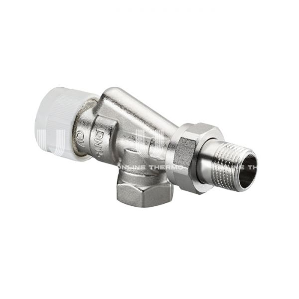 Термостатический клапан (терморегулятор) Oventrop 1183904, DN15, 1/2" ВР-НР, серия AV9, осевой, с преднастройкой