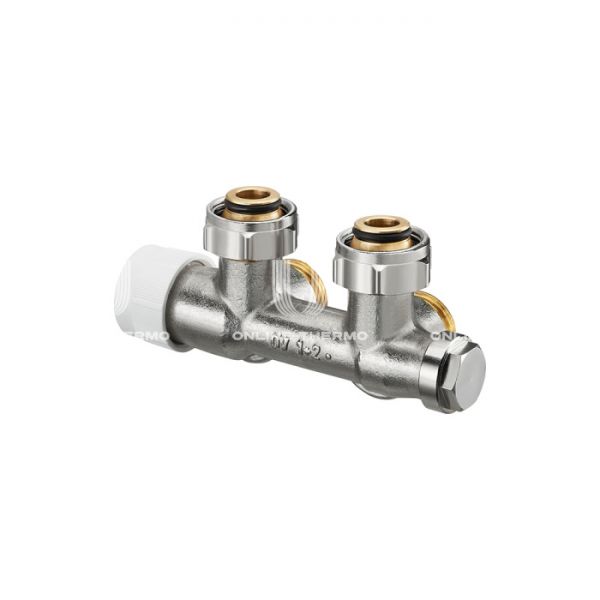 Узел нижнего подключения Oventrop 1184024, 3/4" НГ-НР, Multiblock T, угловой