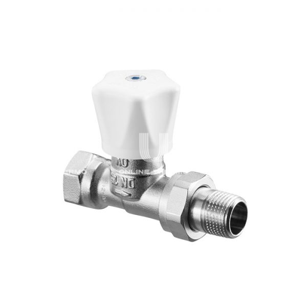 Радиаторный клапан (вентиль) ручной регулировки Oventrop 1191606, DN20, 3/4" ВР-НР, серия HRV, прямой