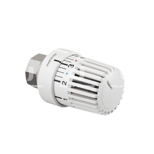 Термостатическая головка (термостат) Oventrop Uni LK 1613501, жидкостная, M28х1.0, с отметкой 0, белая