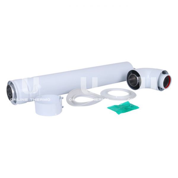 Комплект дымохода Protherm 0020199379 для горизонтального прохода через стену, 60/100 мм, 750 мм, коаксиальный