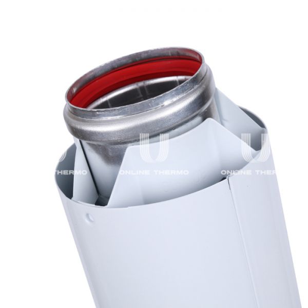 Удлинитель дымохода Protherm 0020199399, 60/100 мм, 2000 мм, алюминиевый, коаксиальный