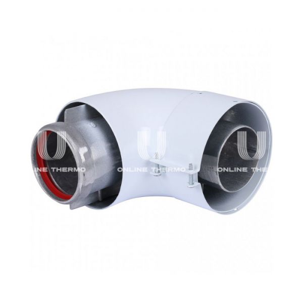 Отвод 90° Protherm 0020199402, 60/100 мм, алюминиевый, коаксиальный