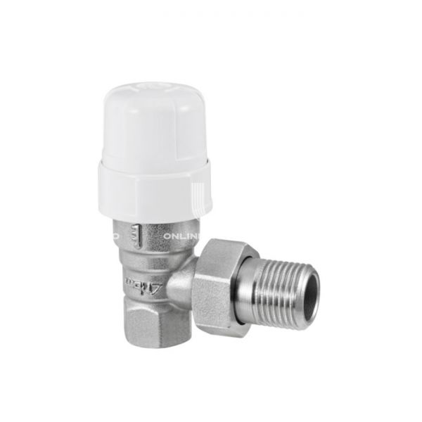 **Термостатический клапан (терморегулятор) RBM 00310500 3/4" ВР-НР, серия 31, угловой, без преднастройки