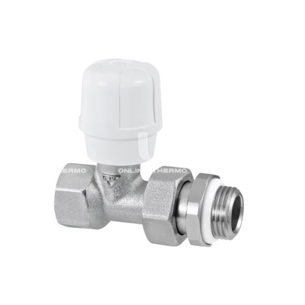 **Радиаторный клапан (вентиль) ручной регулировки RBM Jetline 01520400 1/2" ВР-НР, серия 152, прямой, с антипротечкой RFS