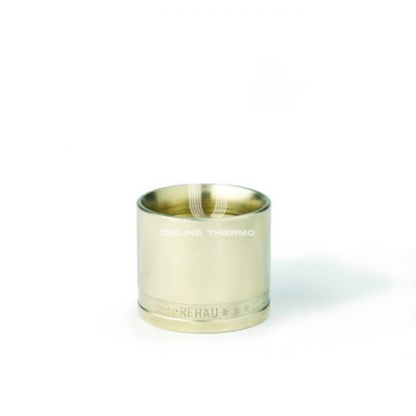 Надвижная (монтажная) гильза Rehau Rautitan MX 11397811002, 63 мм, аксиальная, латунь