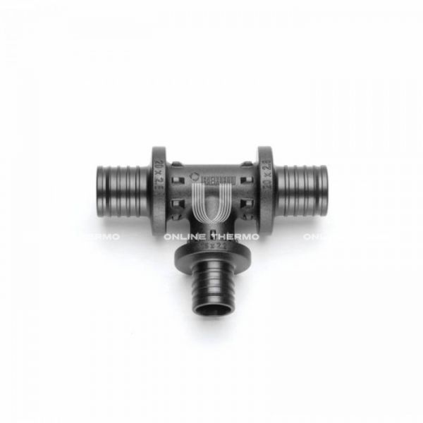 Тройник с уменьшенным боковым проходом Rehau Rautitan PX 11600651001, 32?20?32 мм, аксиальный