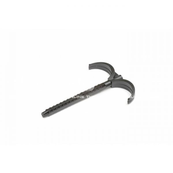 Двойной крюк с дюбелем Rehau 12657091001 для двух труб в изоляции