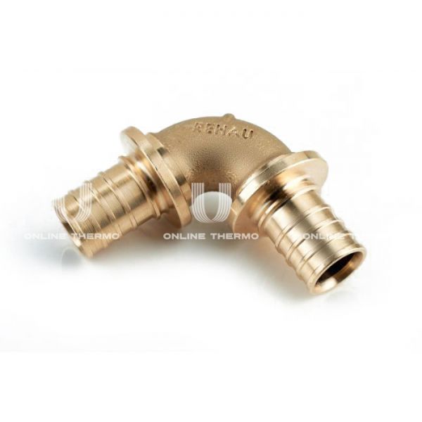 Угольник (угол) 90° равносторонний Rehau Rautitan Platinum RX 13777031001, 25 мм, аксиальный