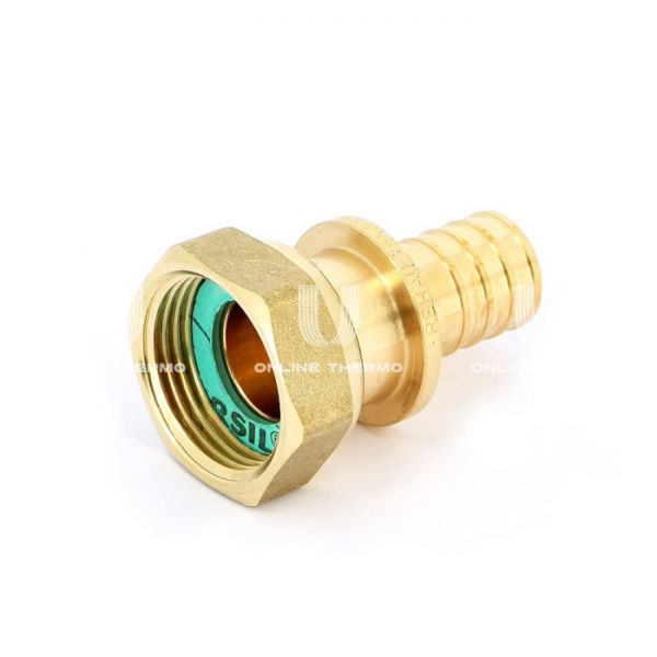 Муфта переходная (переходник) с накидной гайкой Rehau Rautitan RX+ 14563361001, 16х3/4", аксиальная