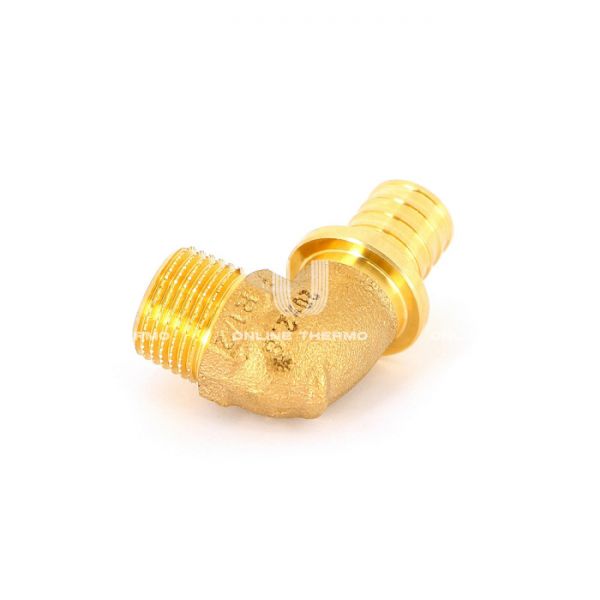 Угольник (угол) 90° переходной с наружной резьбой Rehau Rautitan RX+ 14563471001, 16х1/2", аксиальный