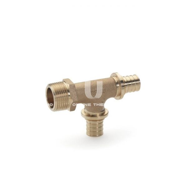 Тройник с наружной резьбой Rehau Rautitan RX+ 14564001001, 16х1/2"х16, аксиальный