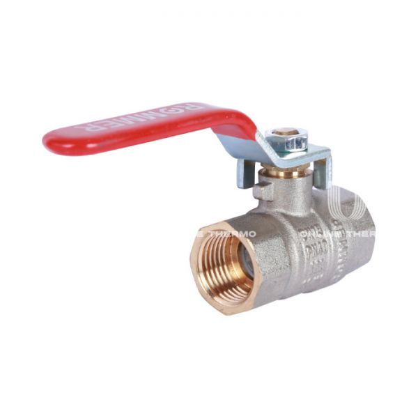 Кран шаровый Rommer RBV-0001-0110315, 1/2" ВР-ВР, стандартный, ручка-рычаг