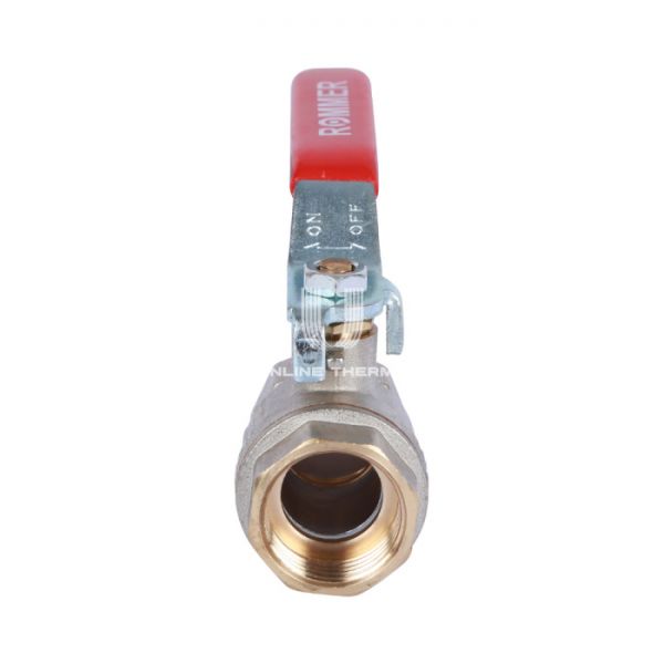 Кран шаровый Rommer RBV-0001-0110320, 3/4" ВР-ВР, стандартный, ручка-рычаг