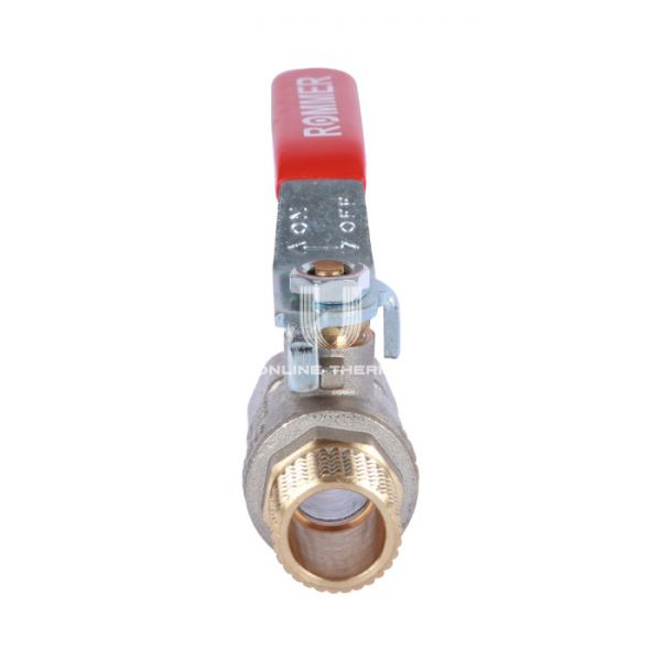 Кран шаровый Rommer RBV-0002-0210315, 1/2" ВР-НР, стандартный, ручка-рычаг