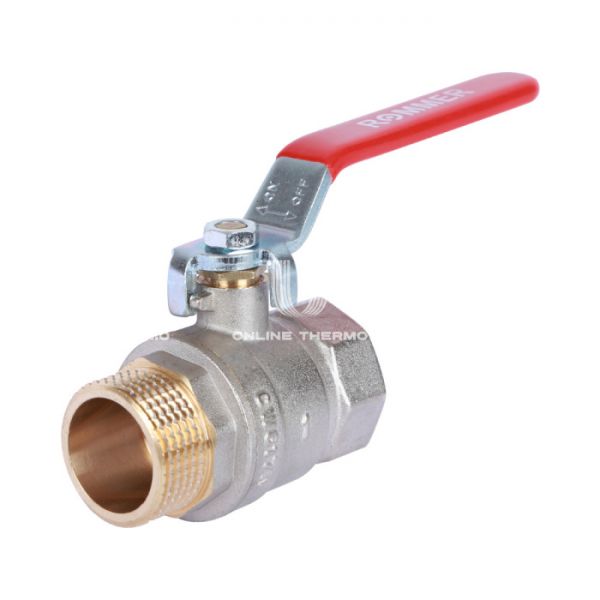 Кран шаровый Rommer RBV-0002-0210325, 1" ВР-НР, стандартный, ручка-рычаг