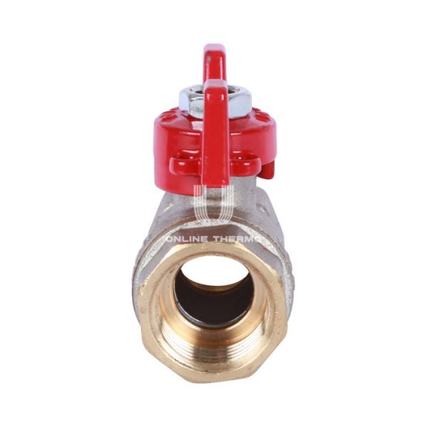 Кран шаровый Rommer RBV-0003-0110215, 1/2" ВР-ВР, стандартный, ручка-бабочка