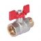 Кран шаровый Rommer RBV-0004-0210225, 1" ВР-НР, стандартный, ручка-бабочка