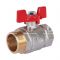 Кран шаровый Rommer RBV-0004-0210232, 1 1/4" ВР-НР, стандартный, ручка-бабочка