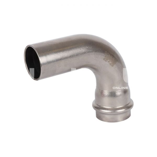 Угольник (угол) 90° однораструбный Rommer RSS-0002-000028, 28 мм, пресс-обжим