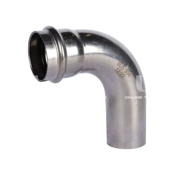 Угольник (угол) 90° однораструбный Rommer RSS-0002-000035, 35 мм, пресс-обжим