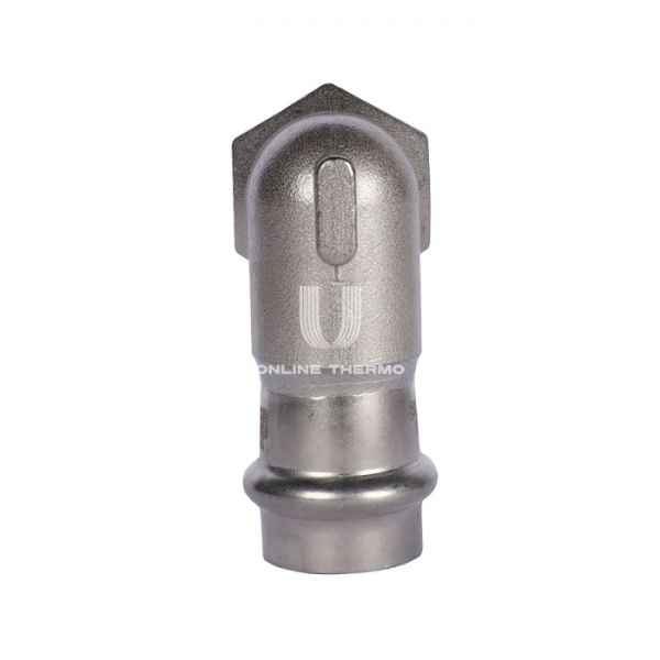 Угольник-вставка переходной однораструбный с внутренней резьбой Rommer RSS-0009-001812, 1/2"?18 мм, пресс-обжим