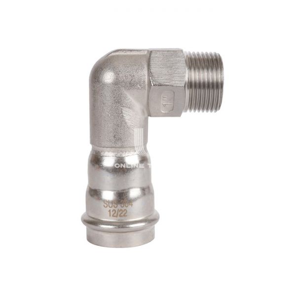 Угольник-вставка переходной однораструбный с внутренней резьбой Rommer RSS-0010-000351, 1"?35 мм, пресс-обжим