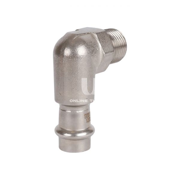 Угольник-вставка переходной однораструбный с внутренней резьбой Rommer RSS-0010-001512, 1/2"?15 мм, пресс-обжим