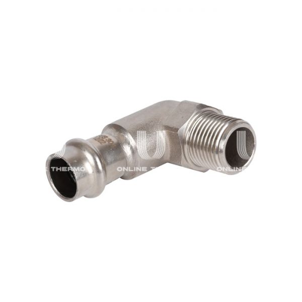 Угольник-вставка переходной однораструбный с внутренней резьбой Rommer RSS-0010-001512, 1/2"?15 мм, пресс-обжим