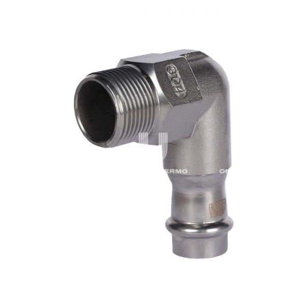 Угольник-вставка переходной однораструбный с внутренней резьбой Rommer RSS-0010-001834, 3/4"?18 мм, пресс-обжим